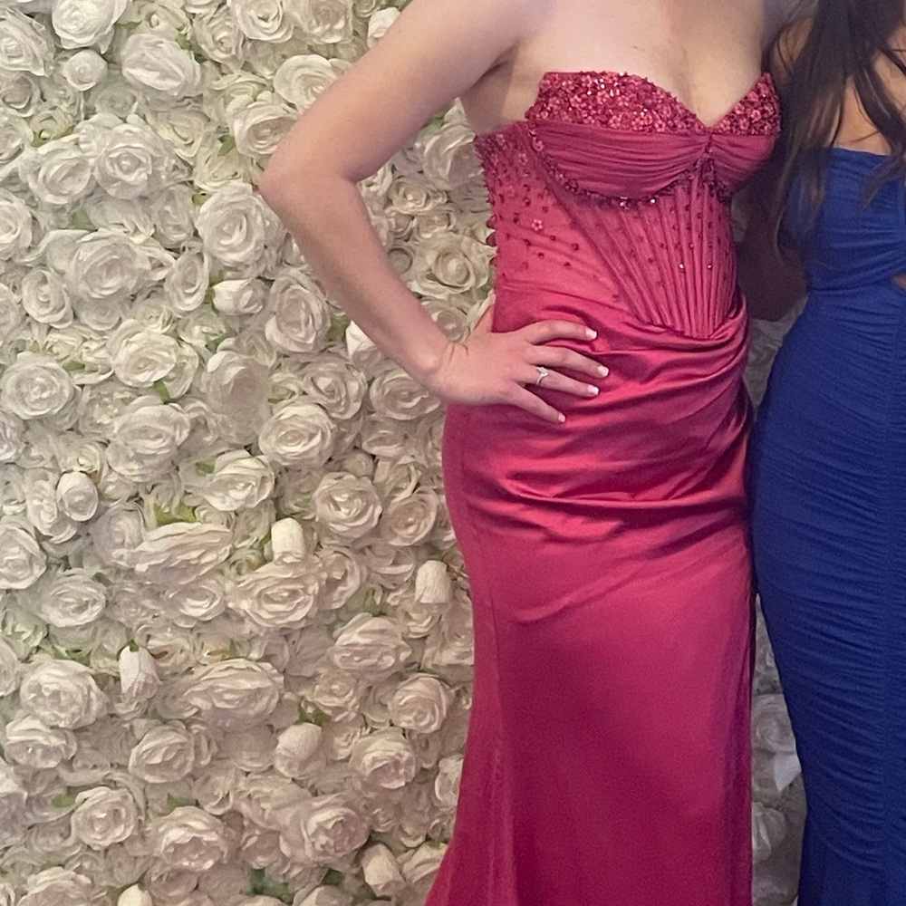 Elegant Pink and Blue Evening Dresses